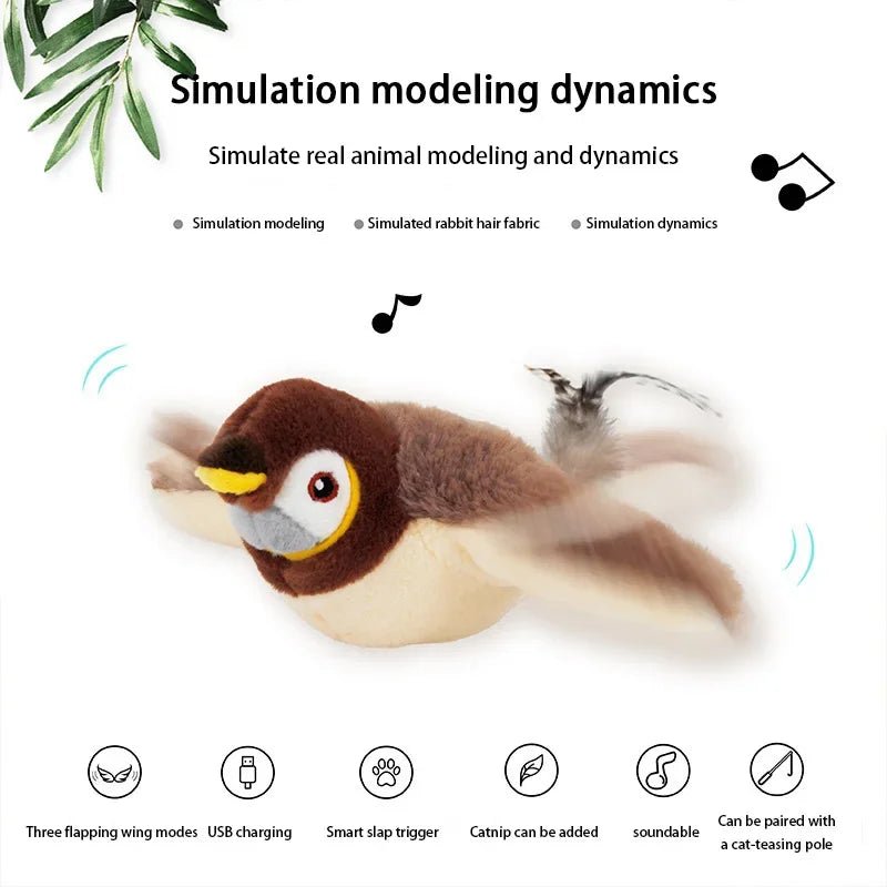 Interactive Flying Bird Cat Toy
